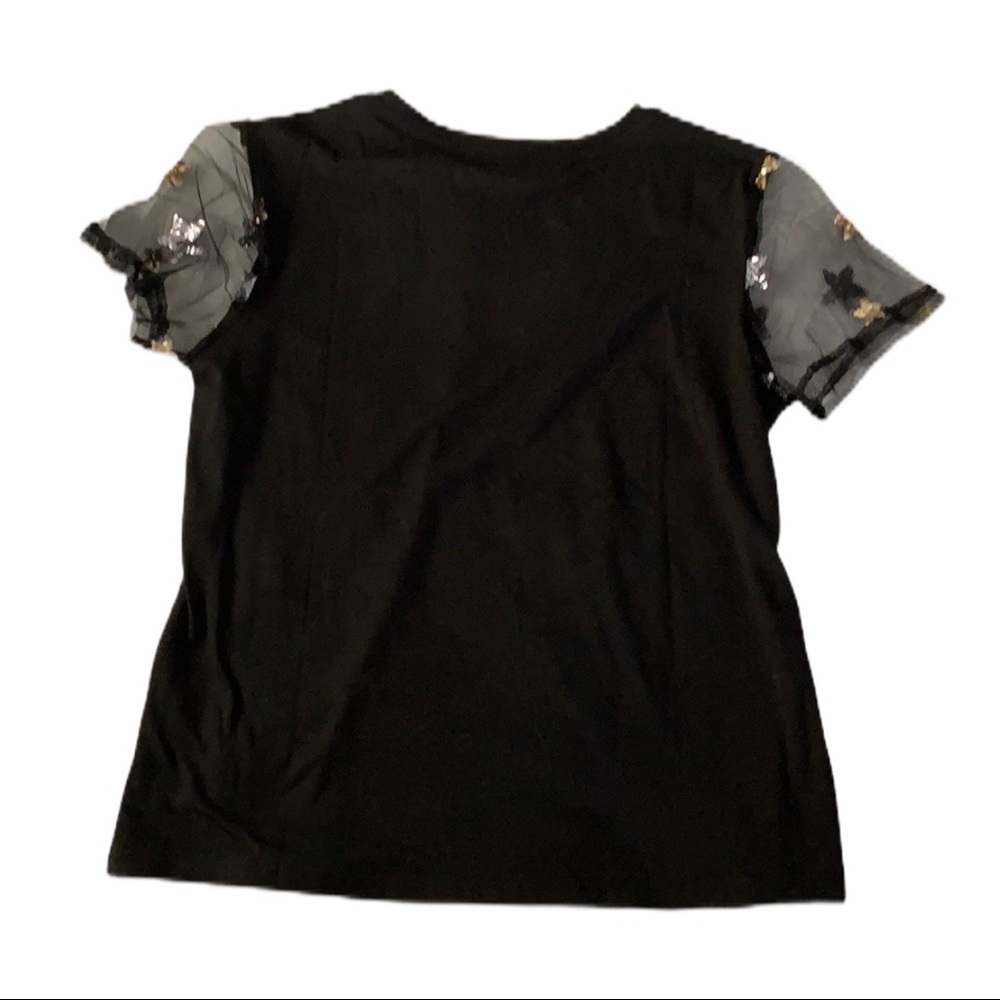 3/$35🌻 Mesh Star Sleeve Top